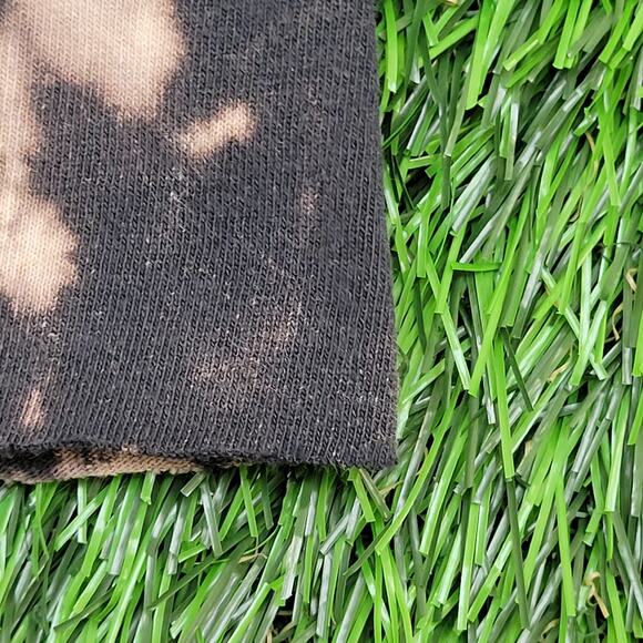 Skull Wings Cropped Shirt Women XL 23x14 Bleached Fort-Dover - Picture 11 of 14